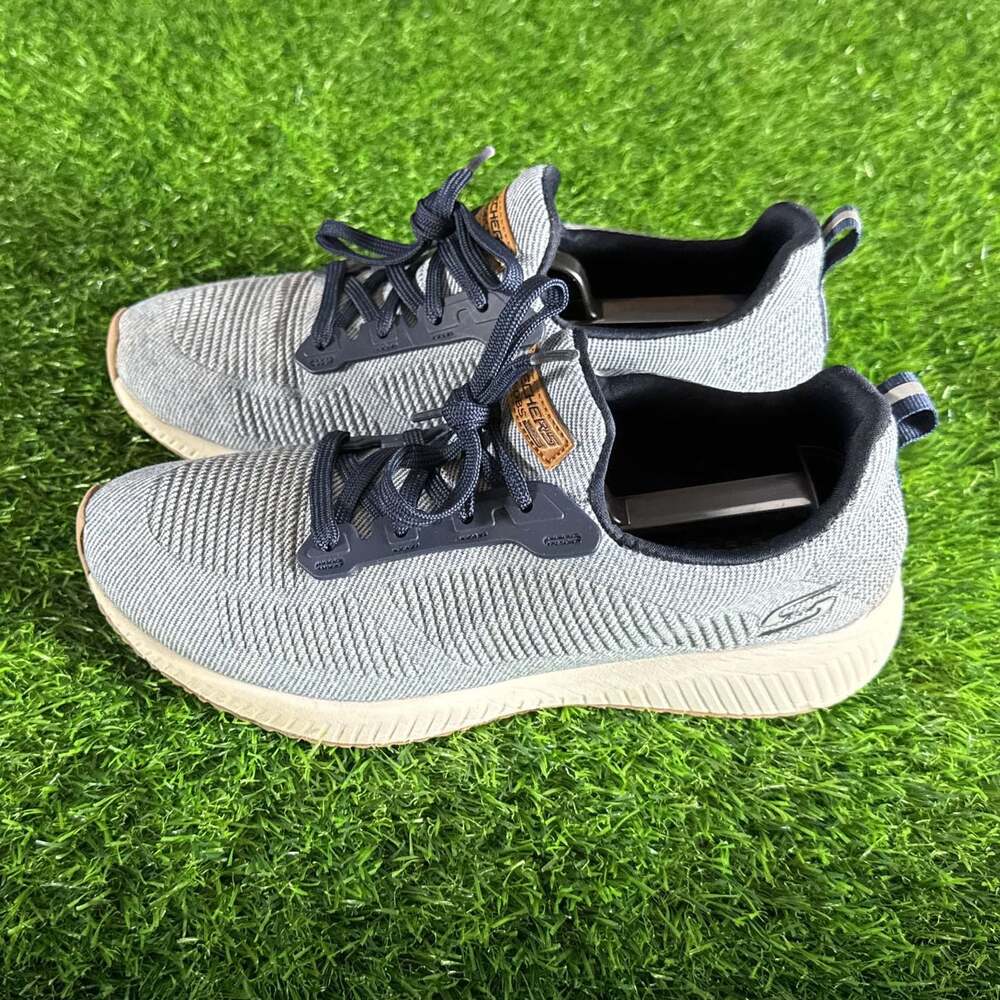 Skechers BOBS Sport Squad Glam League Sneakers - Gray/Silver